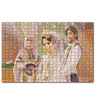 Cakapuzzle Prenses Rapunzel Evlenme Töreni Görseli  Puzzle Yapboz MDF (Ahşap) (255 Parça)