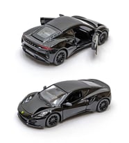 Kinsmart 1:34 Ölçek Lotus Emira Çek Birak Metal Araba (Füme)