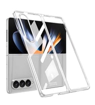 Galaxy Z Fold 4 Kılıf Zore Full Camlı Kıpta Kılıf (Renksiz)