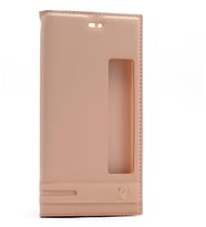 Huawei P10 Plus Kılıf Elite Kapaklı Kılıf (Gold)