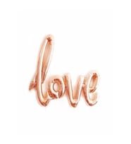 Love Imza Folyo Balon (Rose)
