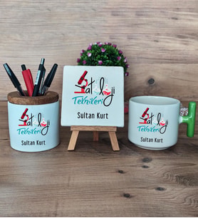 Patoloji Teknikeri Hediye Sepeti Kupa Bardak T Kulplu, Kalemlik ve Dekoratif Taş Tıp Bayramı Hediyesi (Model 8)
