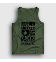 Presmono Unisex Sarı Stranger The Doors Atlet 116701tt (Haki)