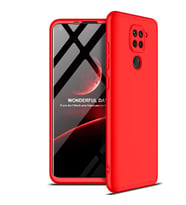 Xiaomi Redmi Note 9 Kılıf Zore Ays Full Koruma Kılıf (Kırmızı)