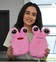 Pababo Hediye Kutulu Poe 22 Cm Uzaylı Oyuncak (Pembe)