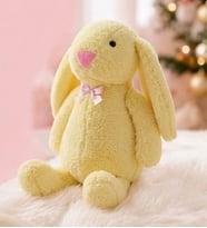 Uyku Arkadaşım Uzun Kulak Bunny Peluş Tavşan 65 cm (Sarı)
