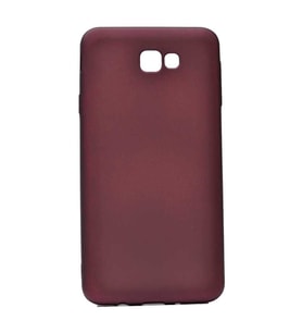 Samsung Galaxy J7 Prime Kılıf Soft Mat Premier Case (Mürdüm)