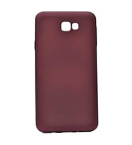 Samsung Galaxy J7 Prime Kılıf Soft Mat Premier Case (Mürdüm)