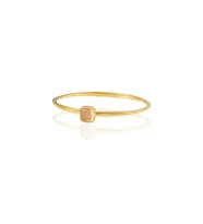 Kadir Jewellery 22 Ayar Altın Kaplama El İşçiliği Zirkon Taşlı Kadın Kelepçe Bilezik (Turuncu)