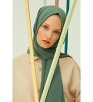 LARİSSA SCARF MEDİNE İPEĞİ ŞAL (Mint Yeşili)