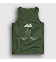 Presmono Unisex Sarı Snap Arctic Monkeys Atlet 14927tt (Haki)