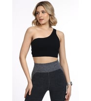 DoReMi Seamless Tek Askı Spor Büstiyer (Siyah)