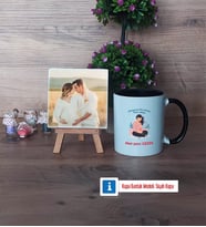 Anne Adayı Fotoğraflı Dekoratif Taş, Kupa Bardak Beyaz Hediye (Model 11)