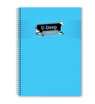 Defter A4 Spiralli 60 Yaprak Çizgili A4 Siparalli Defter Telli Defter 60 Yaprak Çizgili (Açık Mavi)
