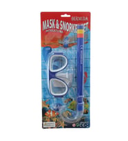 Bermuda Cobra Klasik Maske Şnorkel Set (Mavi)