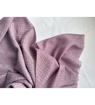 Hermes Desenli Krep Şal (Lila)