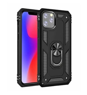 Mopal İPHONE İ11 Pro 5,9 İnç Yüzüklü Tank Telefon Kılıfları (Siyah)