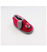 Çocuk Panduf Ev Botu Kışlık Yumuşak Unisex Ev Terliği (Fuşya)
