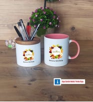 Diyetisyen Kalemlik, Kupa Bardak T Kişiye Özel Hediye (Model 9)