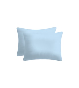 LİEF HOME DÜZ RENK BEBEK YASTIK KILIFI 11 FARKLI RENK SEÇENEĞİYLE 35x45 ( 2 Adet ) (Mavi)