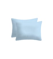 LİEF HOME DÜZ RENK BEBEK YASTIK KILIFI 11 FARKLI RENK SEÇENEĞİYLE 35x45 ( 2 Adet ) (Mavi)