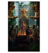 Cakapuzzle Dora ve Kayıp Altın Şehir Heykeller Puzzle Yapboz MDF (Ahşap) (500 Parça)