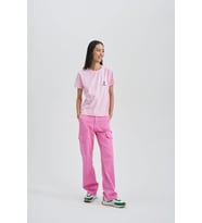 Face Of Niho Kadın Baskı T-Shirt (Pembe)