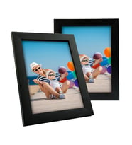 DECOLIFE İKİLİ FOTOĞRAF ÇERÇEVESİ, FOTOĞRAF ÇERÇEVESİ, ANI ÇERÇEVESİ, RESİM ÇERÇEVESİ, ÇOKLU ÇERÇEVE 21x15 (Siyah)