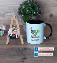 Okul Öncesi Öğretmeni Kupa Bardak Beyaz ve Fotoğraflı Ahşap Anahtarlık Hediye Öğretmenler Günü Hediyesi (Model 11)