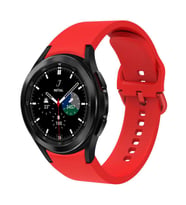 Samsung Galaxy Watch 4 Classic 42mm Kordon Silikon Kordon (Kırmızı)