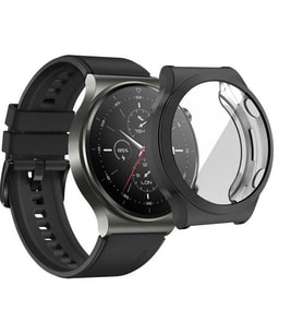 Huawei Watch GT2 Pro Ekran Koruyuculu Kasa Koruyucu 02 (Siyah)