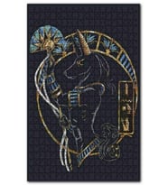 Cakapuzzle Antik Mısır Anubis ve Hiyeroglifler Puzzle Yapboz MDF (Ahşap) (500 Parça)