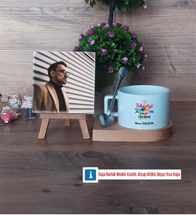Teknoloji ve Tasarım Öğretmeni Fotoğraflı Dekoratif Taş, Kupa Bardak Beyaz Hediye Öğretmenler Günü Hediyesi (Model 8)