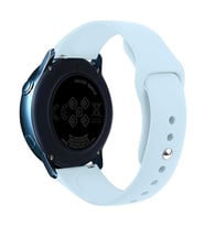 Samsung Galaxy Watch 46mm Kordon Silikon Spor Band (Açık Mavi)