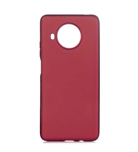 Xiaomi Redmi Note 9 Pro 5G Kılıf Soft Mat Premier Case (Mürdüm)