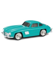 Hediyelik Klasik Mercedes Benz 300 SL Araba Bluetooth Hoparlör 10 WATT Süper Hi-Fi Ses Sistemi (Turkuaz)