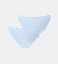 Malabadi Kadın 2 Li Paket Modal Düşük Bel Slip Külot 183 (Beyaz)