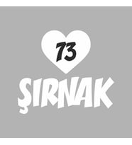 Kalpli 73 Şırnak Araba Sticker siyah 20x15 CM (Beyaz)