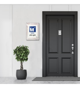 Decorita Kişiye Özel Mesleki Hediye  Mali Müşavir Cam Tabela  30cm x 40cm (STD)