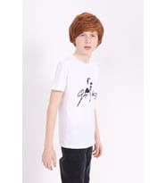 Toontoy Unisex Çocuk Atatürk Baskılı Tişört (Beyaz)