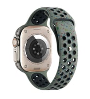 Watch 44mm Kordon Yeni Seri 2023 KRD-02 Silikon Kordon Kayış (Haki)