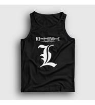 Presmono Unisex Beyaz Logo L V2 Anime Death Note Atlet 129820tt (Siyah)