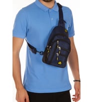 NEWİSH POLO BODY BAG USB ÇIKIŞLI ÇAPRAZ GÖĞÜS VE SIRT ÇANTASI-QATRO 2333 (Lacivert)
