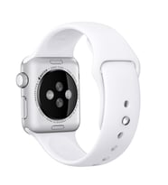 Ally Apple Watch 7-8 41mm 6-5-4- 40mm Silikon Kordon Kayış 3-2-1 38mm (Beyaz)