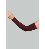 Pratik Tesettür Kolluk Penye Namaz Kolluğu Düz (Bordo)