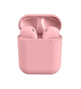 Inpods Airpods 2. Nesil i12 Beyaz Bluetooth Kulaklık Tüm Telefonlar İle Uyumlu (Pembe)