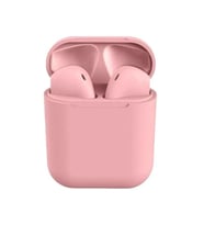 Inpods Airpods 2. Nesil i12 Beyaz Bluetooth Kulaklık Tüm Telefonlar İle Uyumlu (Pembe)