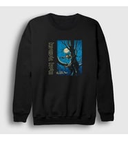 Presmono Unisex Beyaz Fear Of The Dark Iron Maiden Sweatshirt 85992tt (Siyah)