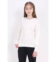Toontoy Kız Çocuk Baskılı Sweatshirt (Ekru)