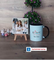 Eczane Teknikeri Fotoğraflı Dekoratif Taş, Kupa Bardak Beyaz Hediye (Model 11)